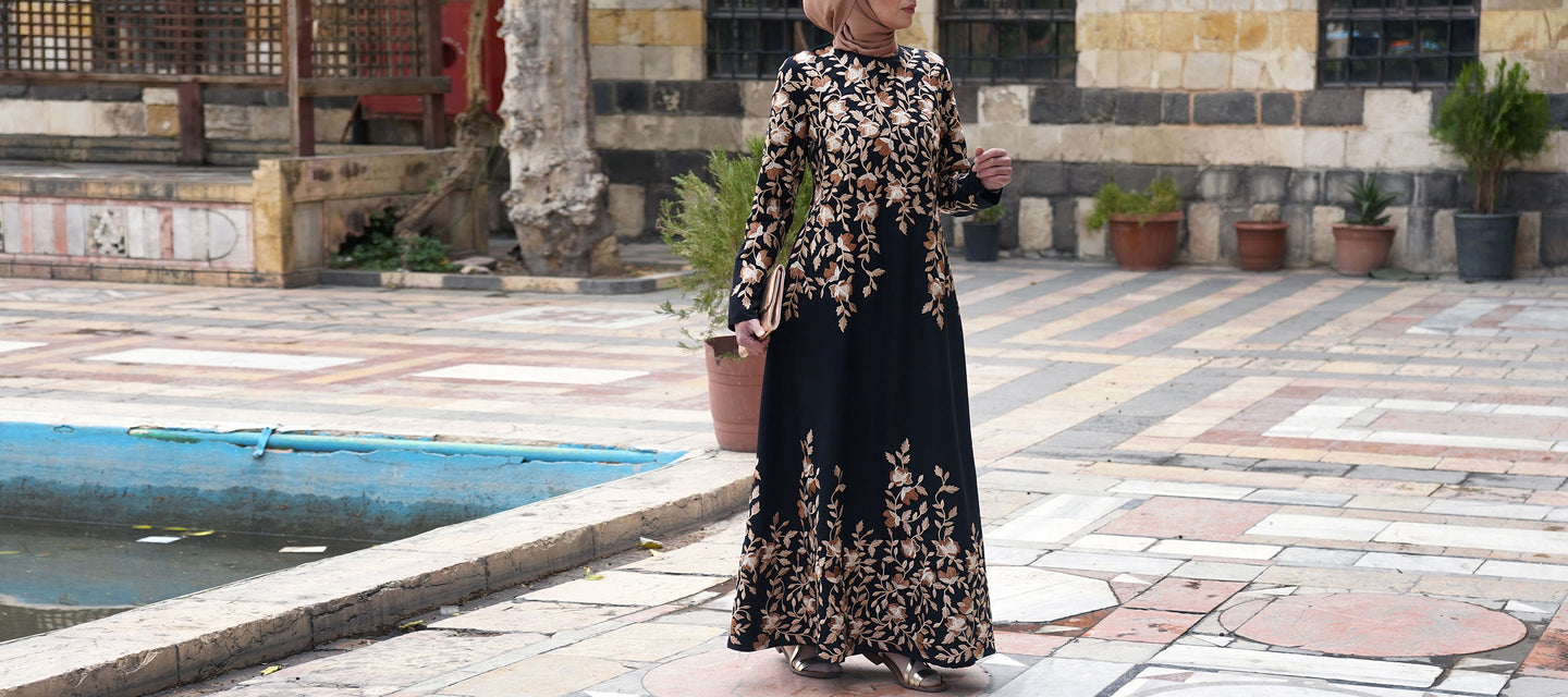 MADIHA EMBROIDERED GOWN