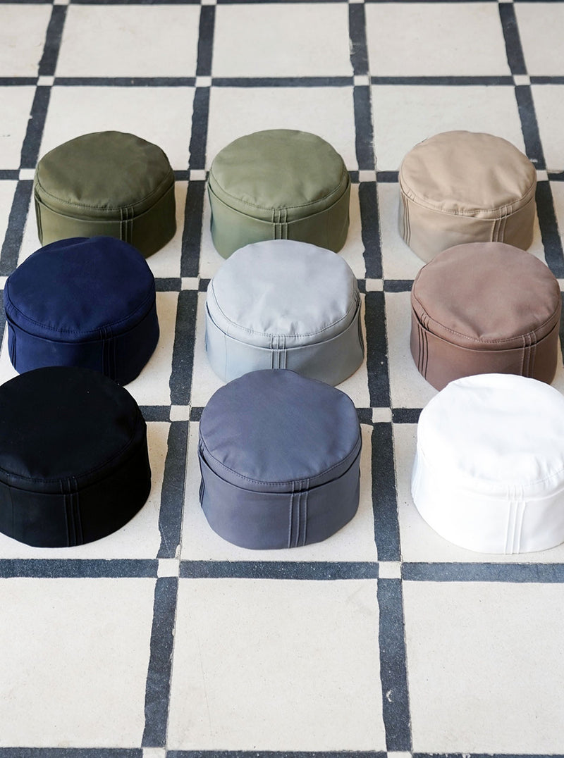 Cotton and Lyocell Folded Pintucked Kufi