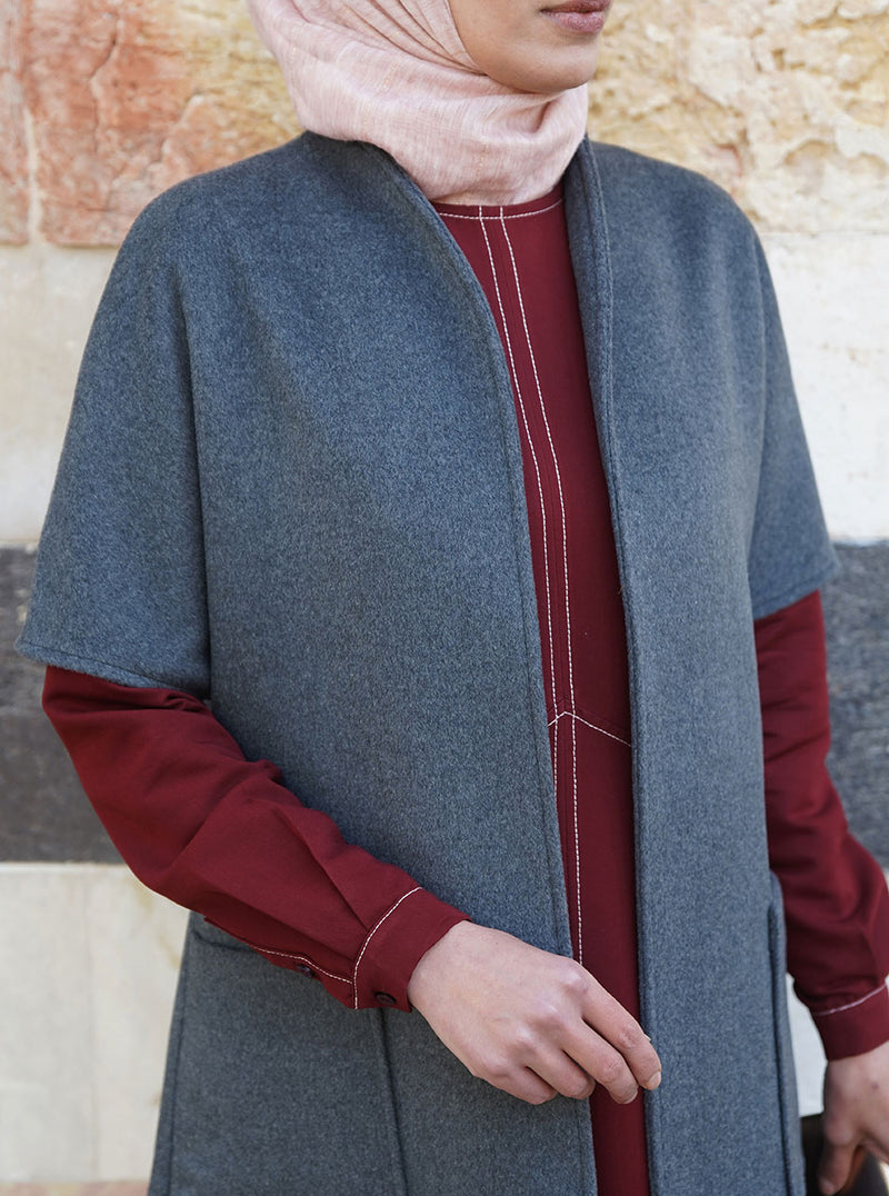 Short Sleeved Wool Jacket