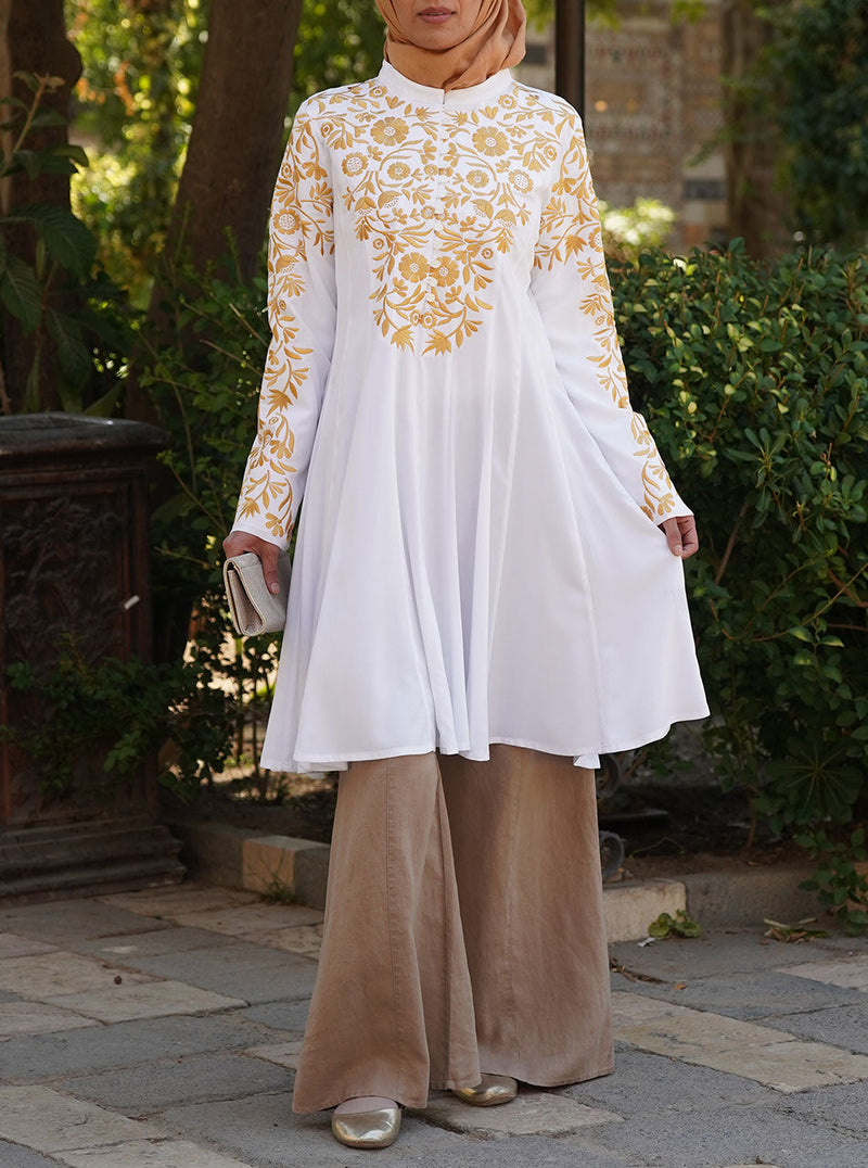 Jawhara Embroidered Tunic