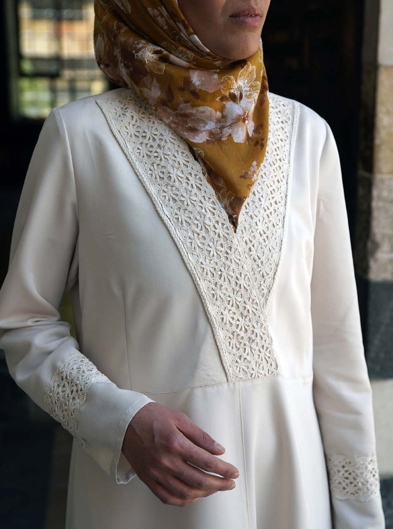 Lace and Trim Abaya