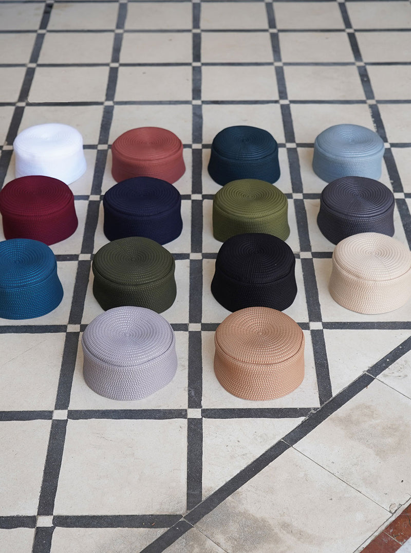 Circle Stitched Turban Hat