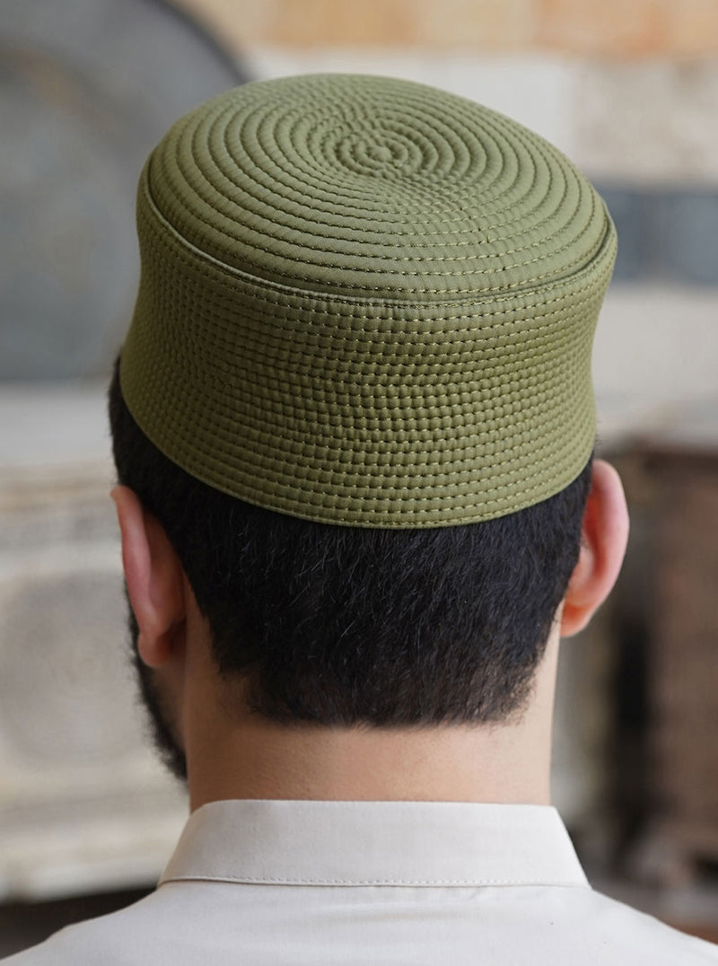 Circle Stitched Turban Hat