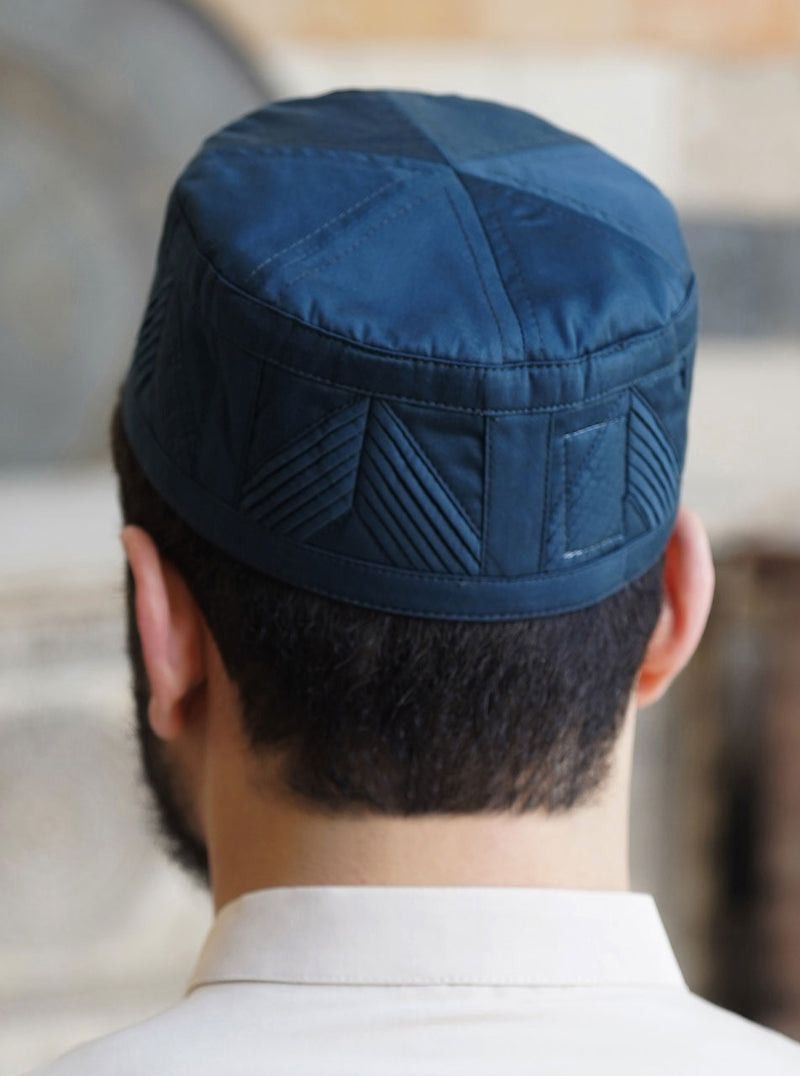 Chevron Pleated Kufi