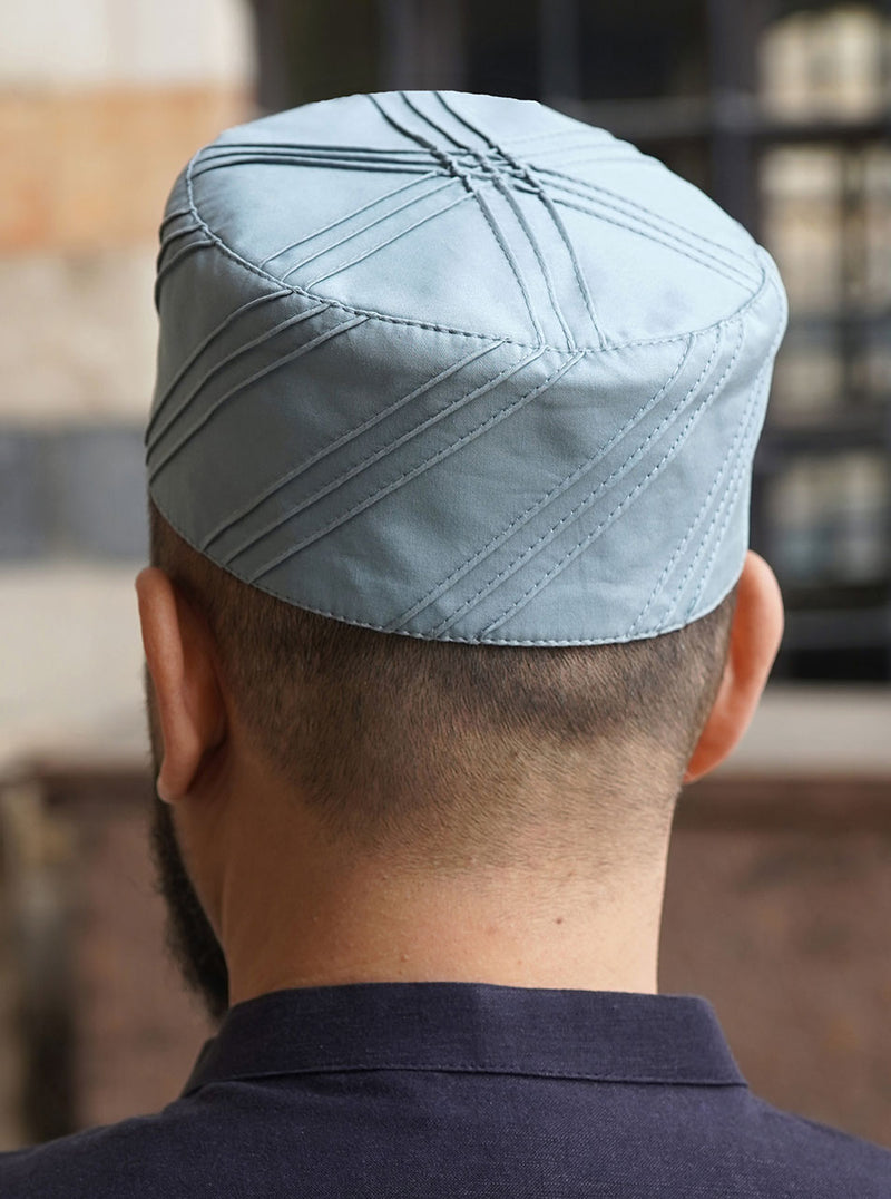 Angled Pintucked Kufi