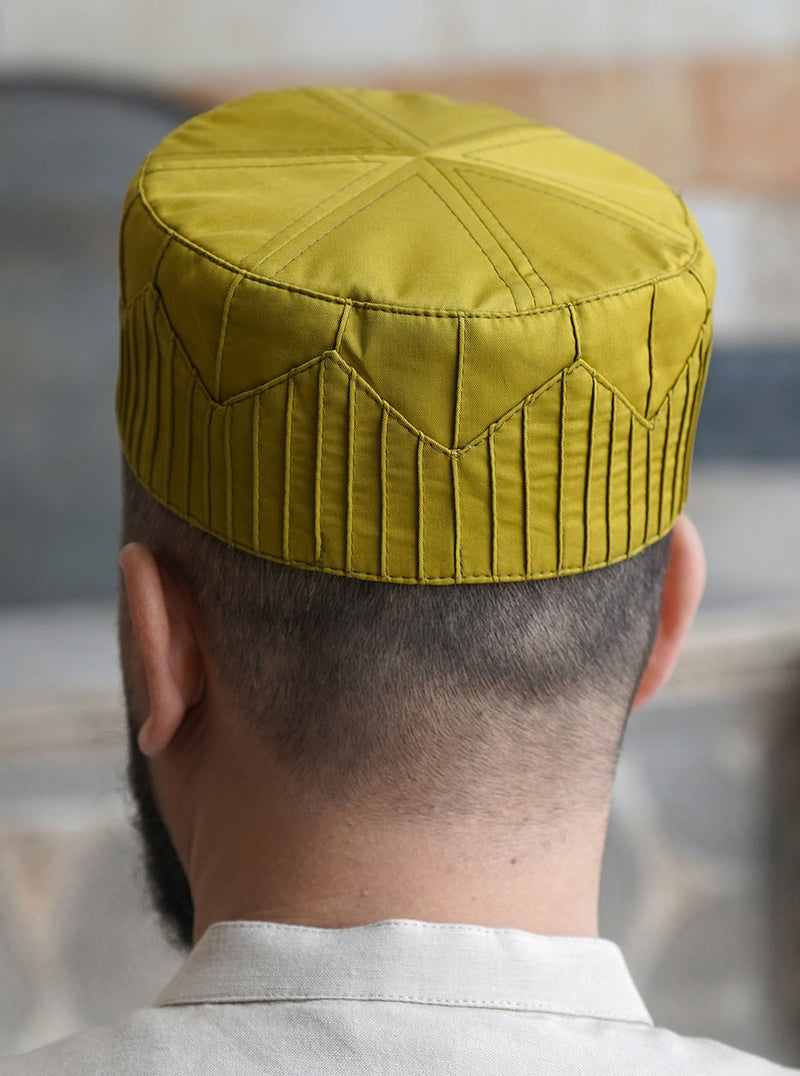Chevron Pintucked Kufi