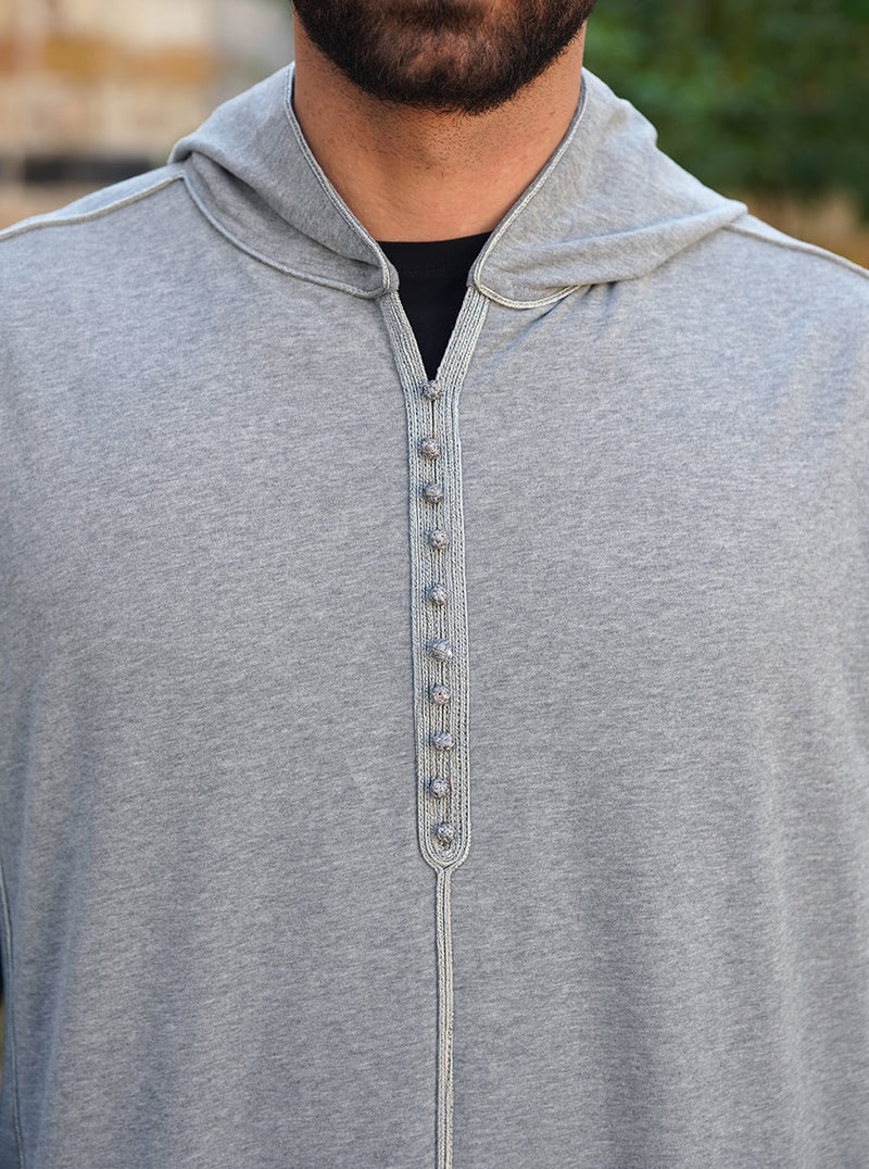 men's moroccan brushed cotton thobe
