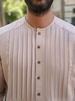 Pleated Extended Back Top