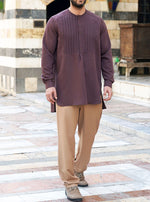 Pleated Extended Back Top