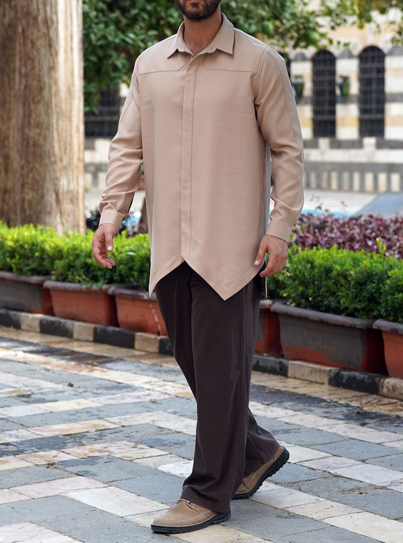 Zig-Zag Hem Shirt