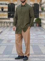 Curved Pintucked Section Top