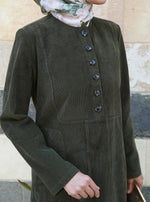 Thick Corduroy Maxi Dress