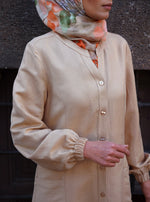 Linen Buttoned Maxi Dress