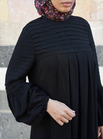 Pleated Bodice Abaya
