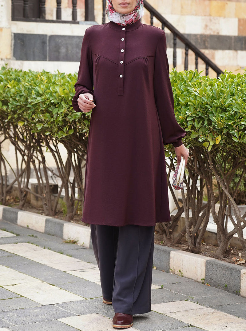 Tunic with Gathering