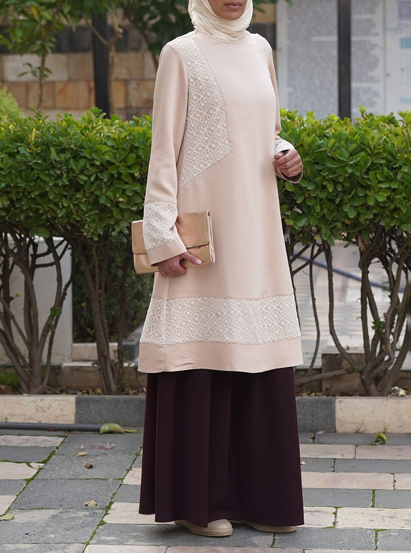 Lace Paneled Tunic