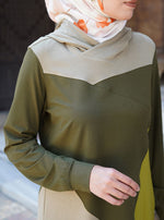 Angular Tri-Color Hoodie