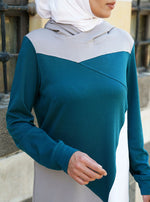 Angular Tri-Color Hoodie