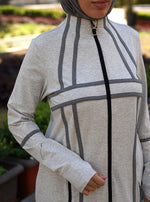 Full Zipped Bias Trim Tunic