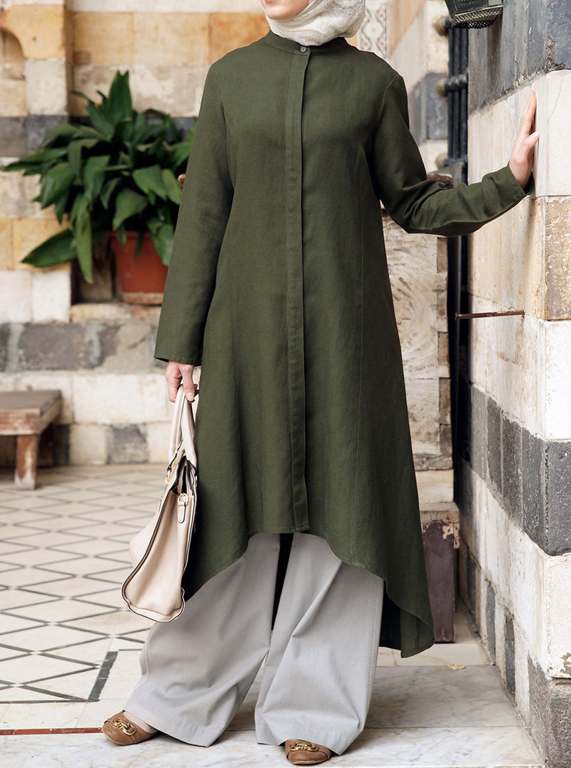 Hi-Lo Midi Dress