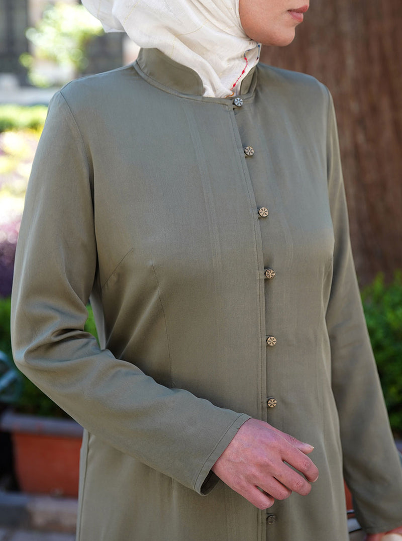 Twill Rayon Seem Tunic