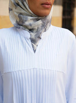 Pintucked and Pleated Blouse