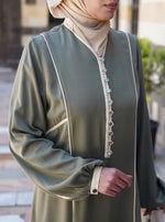 Bias Trim Rayon Abaya