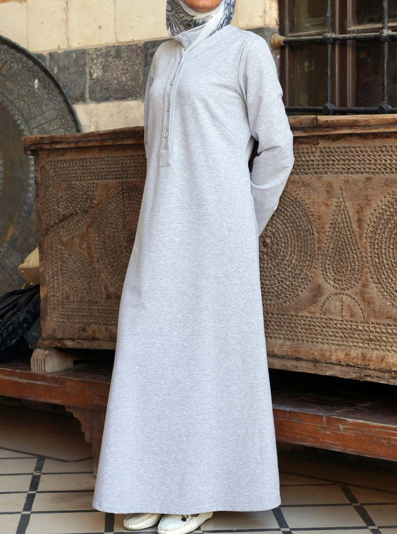 V-Neck Casual Maxi Dress