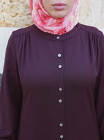 Paired Buttons Shirtdress