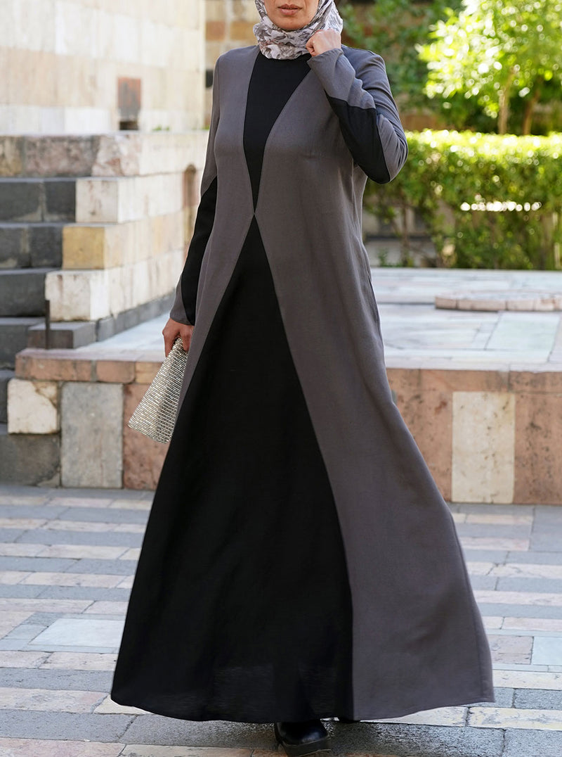 Diamond Contrast Maxi Dress