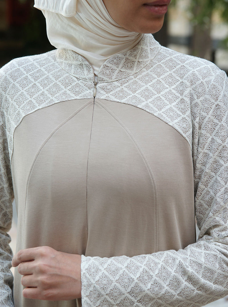 Zahra Lace Abaya Gown