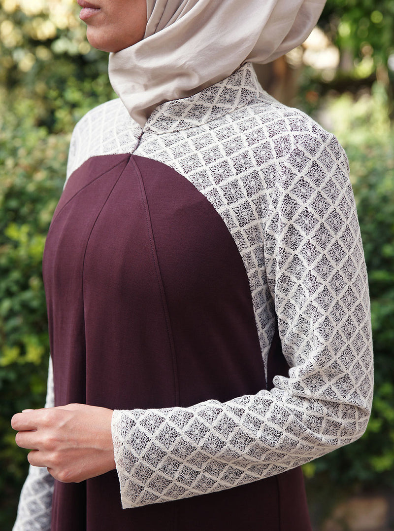 Zahra Lace Abaya Gown