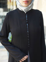 Contrast Godet Panel Abaya
