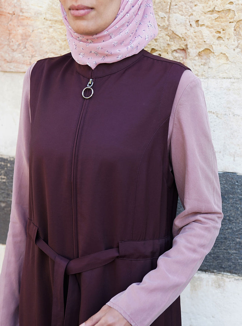 Sleeveless Belted Maxi Dress