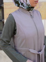 Sleeveless Belted Maxi Dress