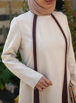 Contrast Panels Abaya