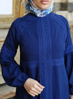 Rayon Abaya with Lace