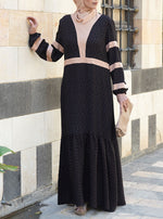 Small Heart Prints Abaya