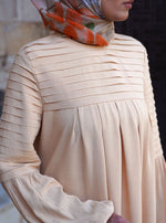 Pleated Bodice Abaya