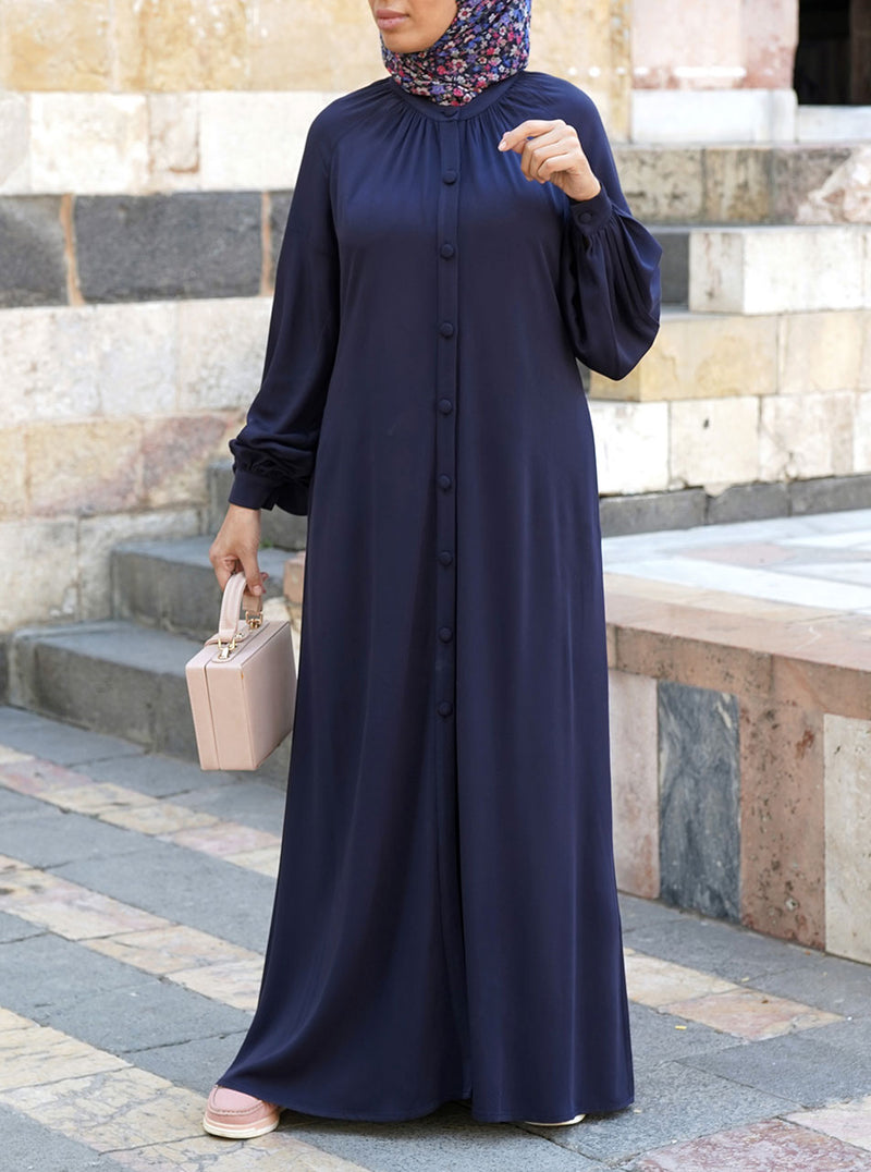 Rayon Twill Shirtdress