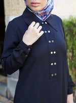 Paired Snap Button Maxi Dress