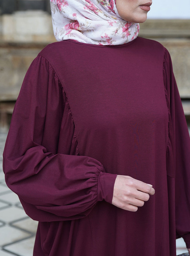 Jersey Butterfly Abaya