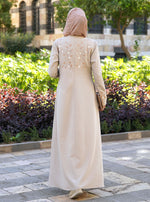 Flower Vines Abaya Gown
