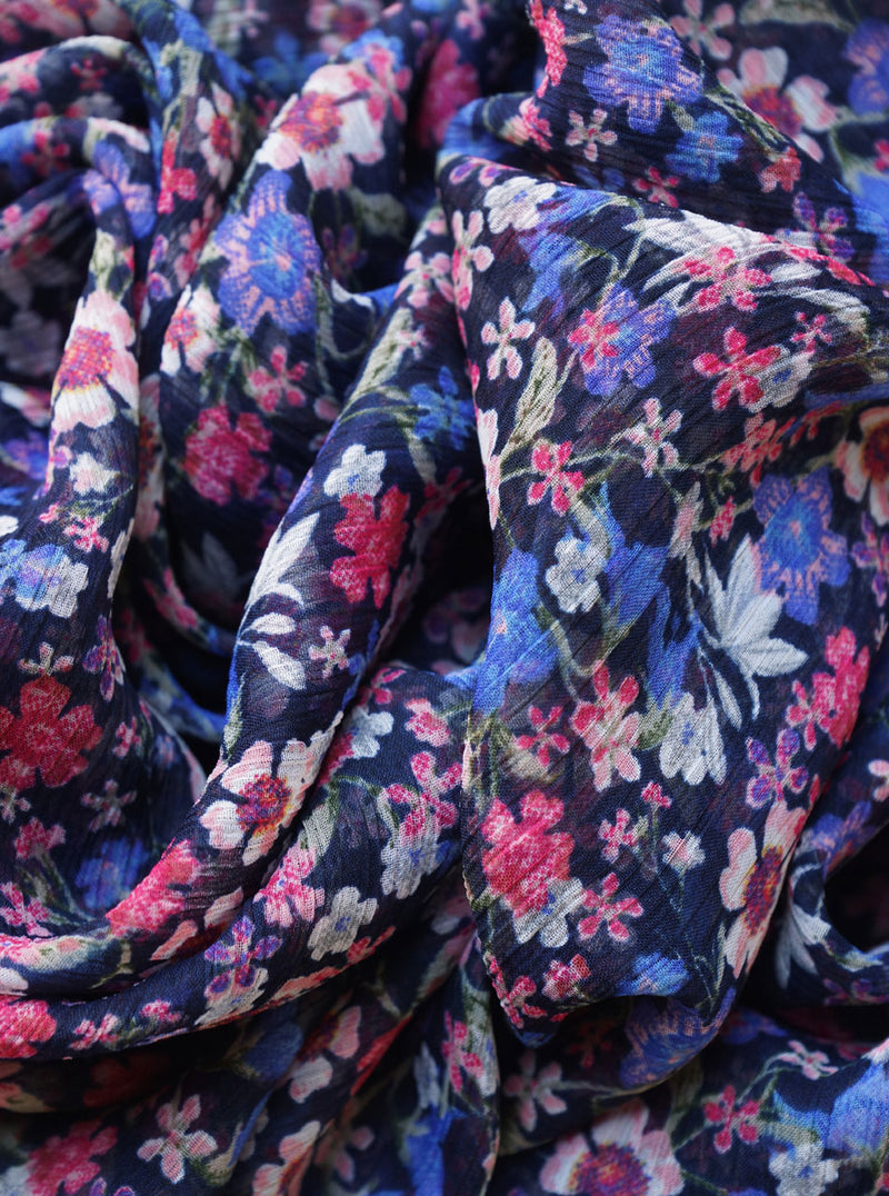 Assorted Flowers Chiffon Hijab