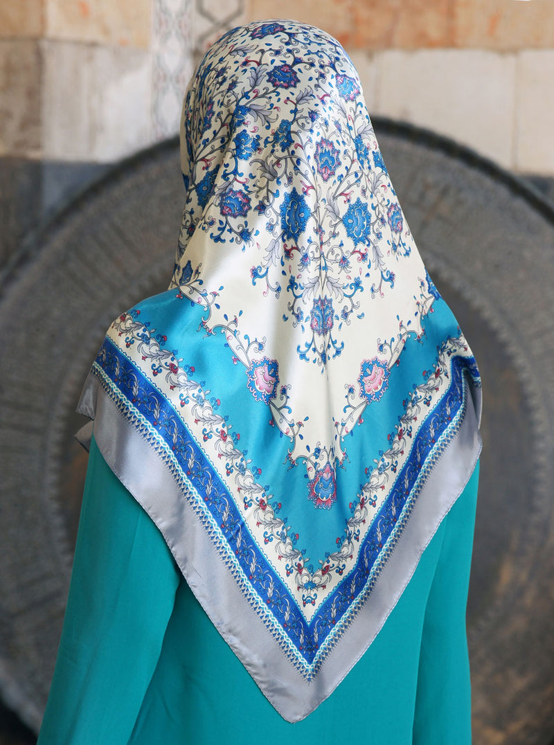 Ottoman Satin Square Hijab