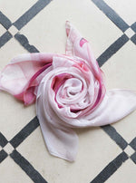 Flower Petals Silk Hijab