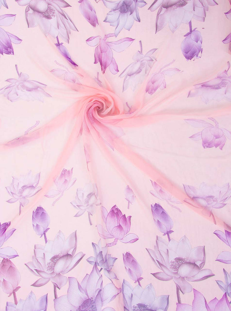 Tulip Garden Silk Hijab