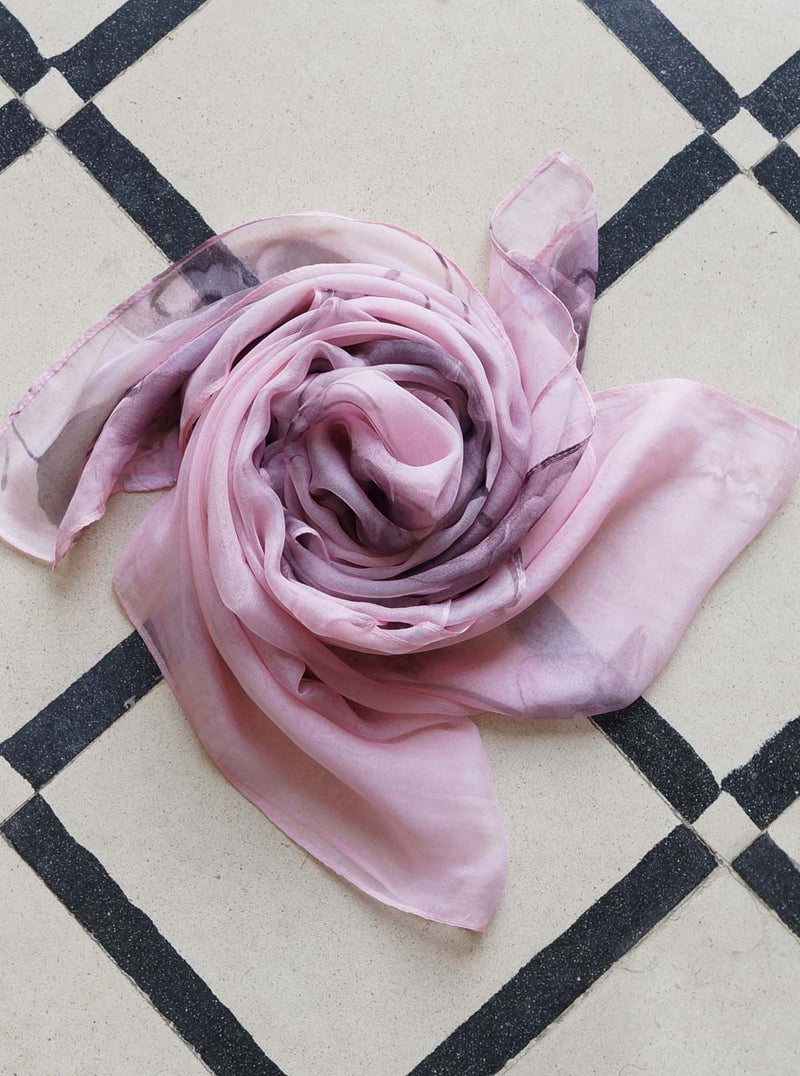 Dreamy Flowers Silk Hijab
