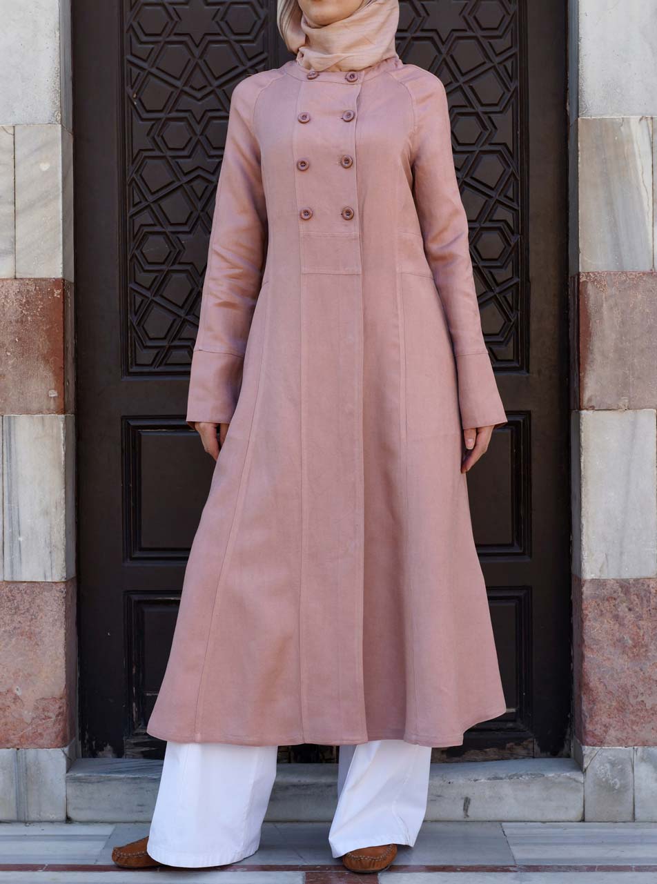 Day Off Duster Coat Jilbabs Coats Women Shukr Clothing
