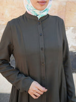 Shirt Dress with Godets